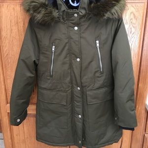 Zara Kids Girls winter jacket size 12/14 New